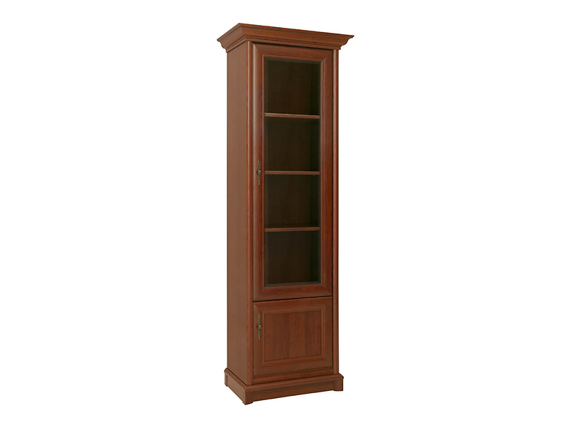 Witryna Kent 71 cm z 2 drzwiami prawa kasztan 1524