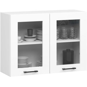 Witryna kuchenna OLIWIA Biała 80×30,5×58 cm 303058 Witryna kuchenna OLIWIA Biała 80×30,5×58 cm 303058