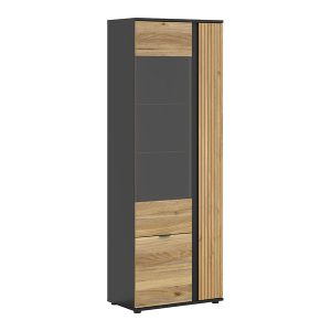 Witryna Luen 70 cm z 3 drzwiami dąb tegola/dąb mauvella 613743 Witryna Luen 70 cm z 3 drzwiami dąb tegola/dąb mauvella 613743