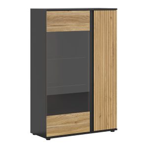 Witryna Luen 95 cm dąb tegola/dąb mauvella 613738 Witryna Luen 95 cm dąb tegola/dąb mauvella 613738
