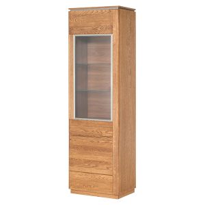 Witryna Montenegro-10 58 cm z drzwiami lewostronna dąb rustical 139850 Witryna Montenegro-10 58 cm z drzwiami lewostronna dąb rustical 139850