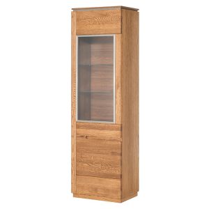 Witryna Montenegro-11 58 cm z drzwiami prawostronna dąb rustical 139851 Witryna Montenegro-11 58 cm z drzwiami prawostronna dąb rustical 139851