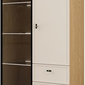 Witryna na książki 90 cm z szufladami EVORIA 1079655 Witryna na książki 90 cm z szufladami EVORIA 1079655