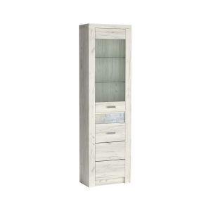 Witryna narożna INDIANAPOLIS CRAFT BIAŁY stojąca wysoka 192 cm 136026 Witryna narożna INDIANAPOLIS CRAFT BIAŁY stojąca wysoka 192 cm 136026