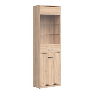 Witryna Nepo Plus 60 cm z 2 drzwiami dąb sonoma 43331 Witryna Nepo Plus 60 cm z 2 drzwiami dąb sonoma 43331