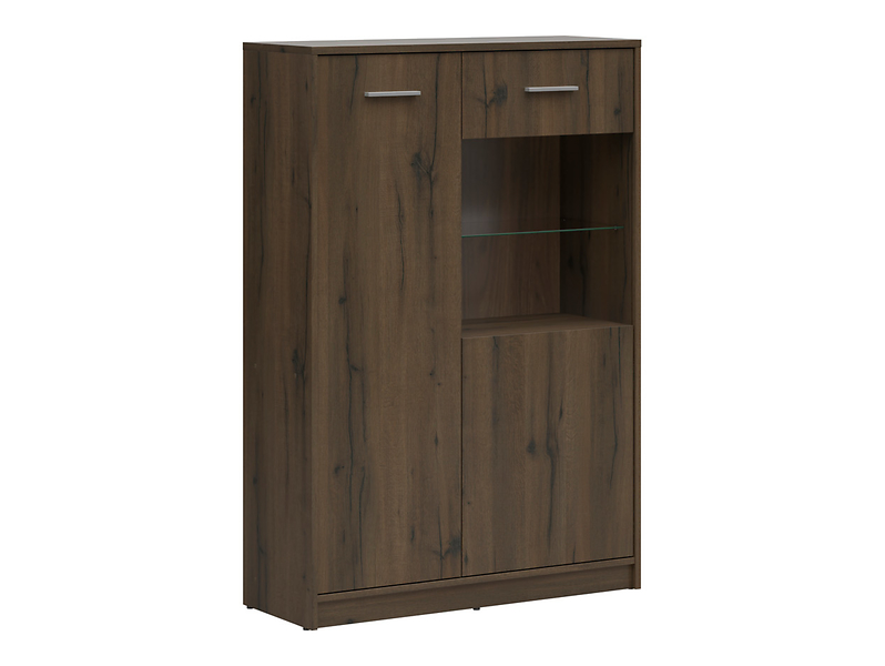 Witryna Nepo Plus 90 cm z 2 drzwiami dąb noble 372426