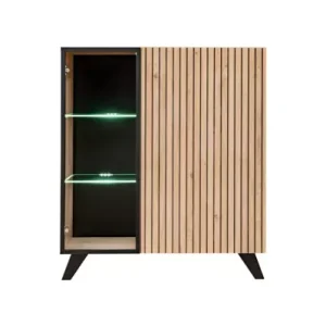 Witryna niska LIAM LED hickory jaskson 412626 Witryna niska LIAM LED hickory jaskson 412626