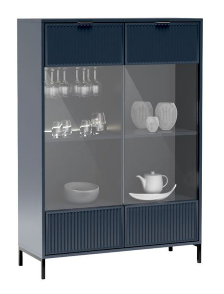 Witryna Niska LINK LS-8 indigo GRANAT UCHWYT NA KIELISZKI 135345