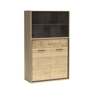Witryna Niska MILAN 92 cm Hikora Dębowa Wstawka Szuflady Cichy Domyk 136102 Witryna Niska MILAN 92 cm Hikora Dębowa Wstawka Szuflady Cichy Domyk 136102