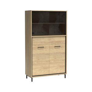 Witryna Niska MILAN 92 cm Hikora Nóżki Metal Cichy Domyk Nowoczesna 136103 Witryna Niska MILAN 92 cm Hikora Nóżki Metal Cichy Domyk Nowoczesna 136103