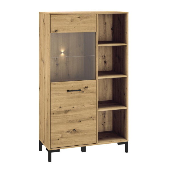 Witryna niska NIKOLA dąb artisan 277684