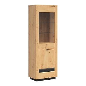 Witryna Ostia 67 cm z 2 drzwiami dąb artisan 37469 Witryna Ostia 67 cm z 2 drzwiami dąb artisan 37469