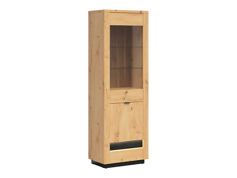 Witryna Ostia 67 cm z 2 drzwiami dąb artisan 37469