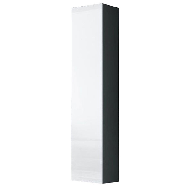 Witryna pionowa pełna VEGA GREY B VG2 szary / biały połysk 234858