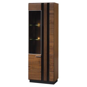 Witryna Porti-10 66 cm z 2 drzwiami lewostronna dąb antyczny 139896 Witryna Porti-10 66 cm z 2 drzwiami lewostronna dąb antyczny 139896