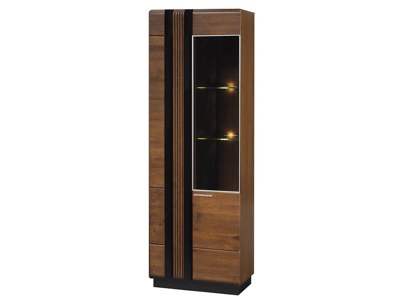 Witryna Porti-11 66 cm z 2 drzwiami prawostronna dąb antyczny 139900