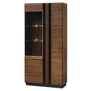 Witryna Porti-12 95 cm z 2 drzwiami dąb antyczny 139902