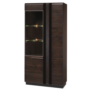 Witryna Porti-12 95 cm z 2 drzwiami dąb czekoladowy 139903