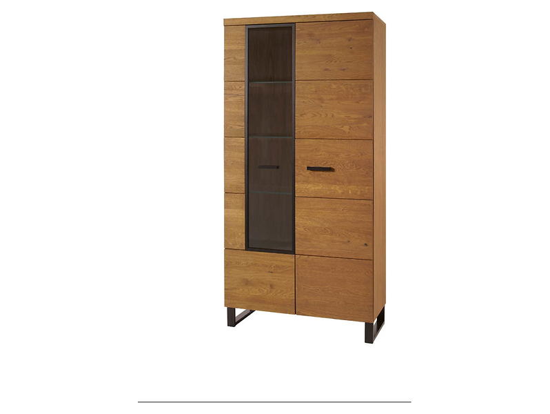 Witryna Pratto-12 96 cm z 2 drzwiami dąb rustical 139912