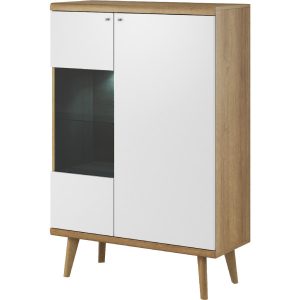 Witryna PRIME 05 dąb riviera / biały 248684