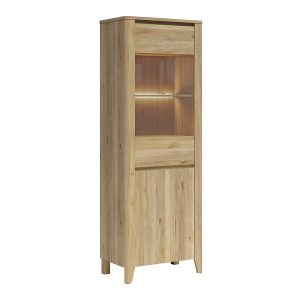 Witryna Sawira II 70 cm z 2 drzwiami dąb mauvella 1059366 Witryna Sawira II 70 cm z 2 drzwiami dąb mauvella 1059366
