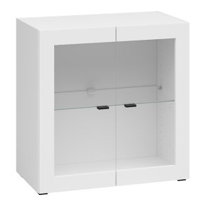 Witryna System 64 z 2 drzwiami biała 787958 Witryna System 64 z 2 drzwiami biała 787958