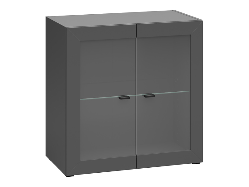 Witryna System 64 z 2 drzwiami grafitowa 787956