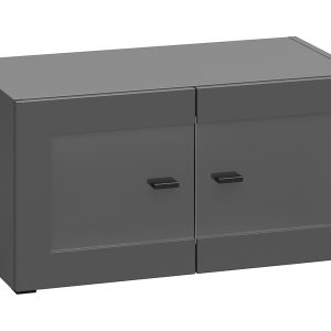 Witryna System 64 z 2 drzwiami grafitowa 787938 Witryna System 64 z 2 drzwiami grafitowa 787938