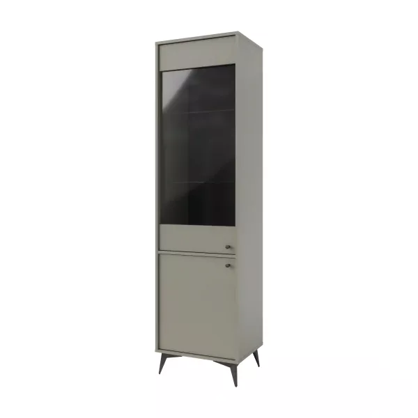 Witryna szklana do salonu Sakai 1 2F T101 Eukaliptus 715994