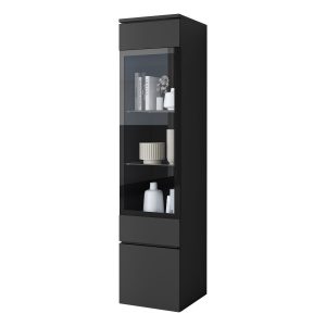 Witryna szklana do salonu Vera 002 z oświetleniem LED 1031365 Witryna szklana do salonu Vera 002 z oświetleniem LED 1031365