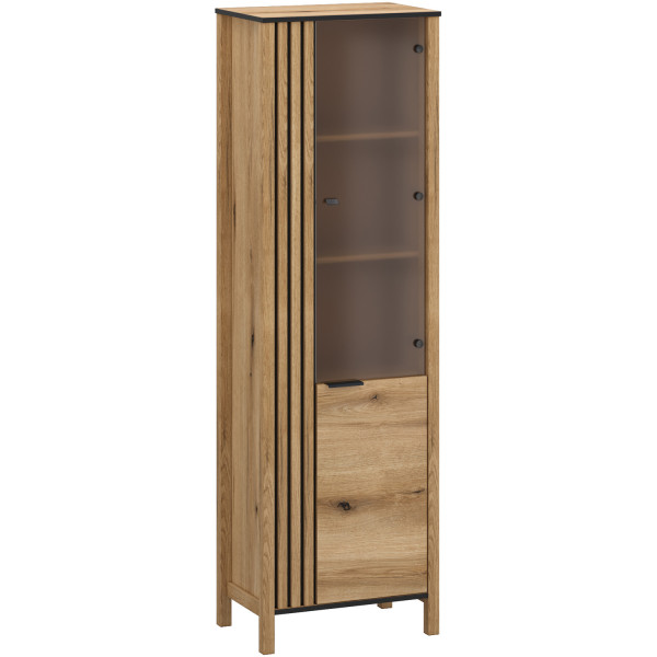 Witryna Szklana do Salonu VERVE 62 cm Dąb Evok Klasyczna 318975