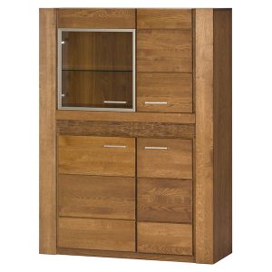 Witryna Velvet-15 110 cm z 4 drzwiami dąb rustical 139975 Witryna Velvet-15 110 cm z 4 drzwiami dąb rustical 139975