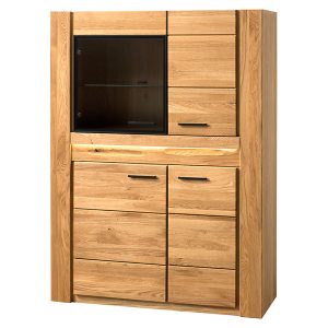 Witryna Velvet-15 110 cm z 4 drzwiami niska dąb natura 371239 Witryna Velvet-15 110 cm z 4 drzwiami niska dąb natura 371239