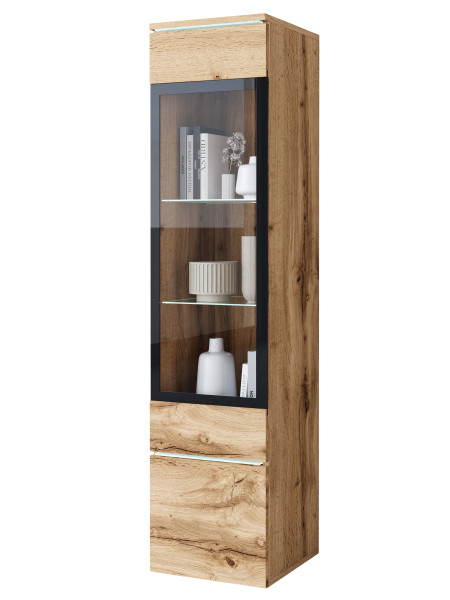 Witryna VEVE 02 z oświetleniem LED/dąb wotan 1051489
