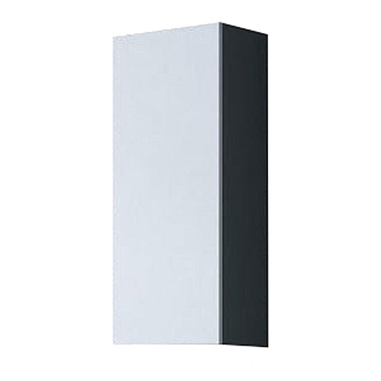 Witryna wisząca 90 VEGA GREY B VG5 szary / biały połysk 234874
