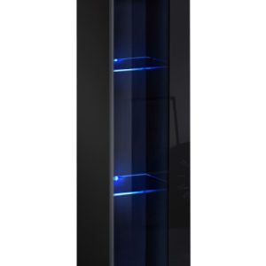 Witryna wisząca czarny połysk SWITCH 120 cm + LED 937702 Witryna wisząca czarny połysk SWITCH 120 cm + LED 937702
