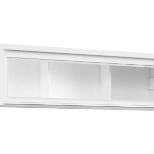 Witryna wisząca Kaspian 144 cm z drzwiami biała 31069 Witryna wisząca Kaspian 144 cm z drzwiami biała 31069