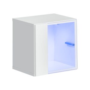 Witryna wisząca SWITCH biały połysk 30 cm + LED 937705 Witryna wisząca SWITCH biały połysk 30 cm + LED 937705