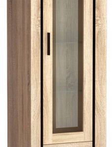 Witryna wysoka 192 cm DALLAS D-16 dąb sonoma 136987 Witryna wysoka 192 cm DALLAS D-16 dąb sonoma 136987