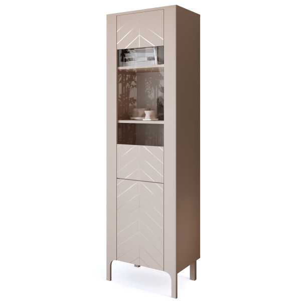 Witryna wysoka 60 cm na książki MELLIS kaszmir 943783