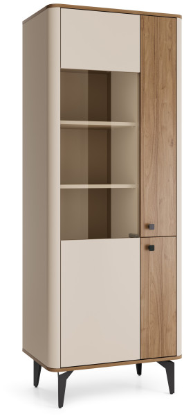 Witryna wysoka 73 cm przeszklona z oświetleniem AVEN 1069894