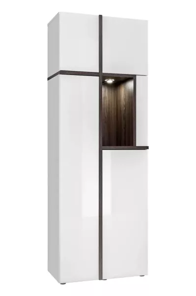 Witryna wysoka CROSS biała 412643