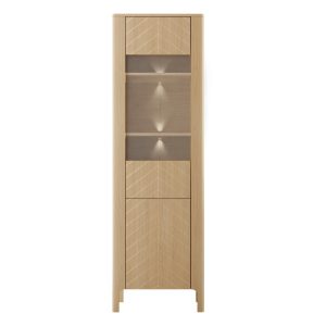 Witryna wysoka Malumi MM04 2D z oświetleniem LED białym 863496