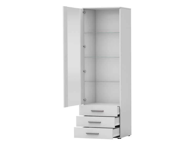 Witryna wysoka Soho S01 z oświetelniem LED - białym 770344
