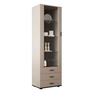 Witryna wysoka Soho S01 z oświetelniem LED – niebieskim 770364