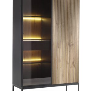 Witryna z lamelami SANTI do salonu WTSZ 104 + ośw. LED 304740