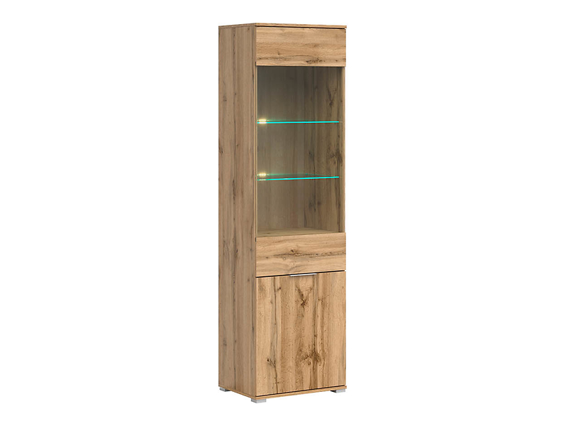 Witryna Zele 56 cm z 2 drzwiami dąb wotan 37282