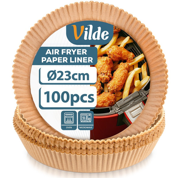 Wkład do frytkownicy beztłuszczowej Air Fryer papierowy 23 cm 100 szt. 777088