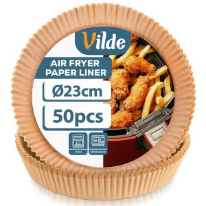 Wkład do frytkownicy beztłuszczowej Air Fryer papierowy 23 cm 50 szt. 777087 Wkład do frytkownicy beztłuszczowej Air Fryer papierowy 23 cm 50 szt. 777087