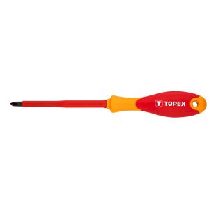 Wkrętak krzyżowy 1000V, PH2 x 100 mm TOPEX 39D477 184777